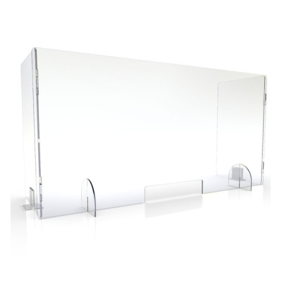 plexa freestanding screen front side panel