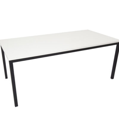 Steel Frame Table White 1